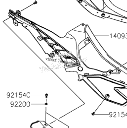 2023 Kawasaki Ninja ZX-4R ABS (ZX400PPFNN) Fuel Tank | Babbitts