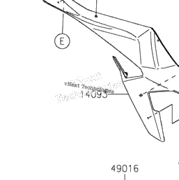 2024 Kawasaki Ninja ZX-4R ABS (ZX400PRFNL) Fuel Tank | Babbitts