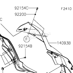 nnnshopページ 2023 Kawasaki Ninja ZX-4R ABS (ZX400PPFNN) Fuel Tank | Babbitts