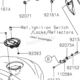 2024 Kawasaki Ninja ZX-4R ABS (ZX400PRFNL) Fuel Tank | Babbitts