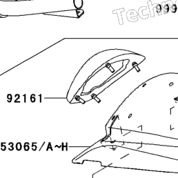 2010 Kawasaki NINJA 250R (EX250JAF) Seat | Babbitts Kawasaki Parts