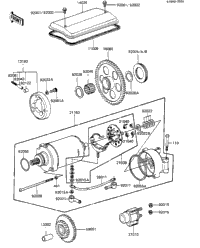 【Cooperページ】 1984 Kawasaki GPz (ZX1100-A2) Starter Motor/Starter Clutch