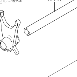 2005 Kawasaki NINJA ZX-6R (ZX636-C1) Gear Change Drum/Shift Fork(S