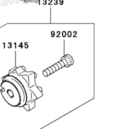 2005 Kawasaki NINJA ZX-6R (ZX636-C1) Gear Change Drum/Shift Fork(S