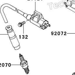 2006 Kawasaki BRUTE FORCE 750 4X4I (KVF750A6F) Ignition System