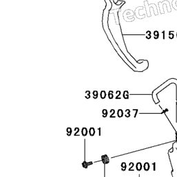ショーワ出品 2007 Kawasaki NINJA ZX-6R (ZX600P7F) Water Pipe | Babbitts