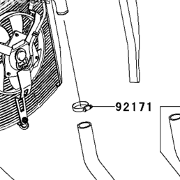 2007 Kawasaki NINJA ZX-6R (ZX600P7F) Water Pipe | Babbitts