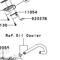 2007 Kawasaki NINJA ZX-6R (ZX600P7F) Water Pipe | Babbitts