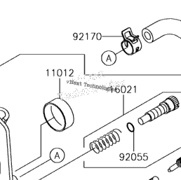 2018 Kawasaki KLX110 (KLX110CJF) Carburetor | Babbitts Kawasaki