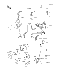 1993 Kawasaki NINJA 600R (ZX600-C6) Ignition Switch/Locks