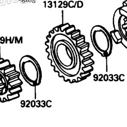 1989 Kawasaki KX250 (KX250-G1) Transmission | Babbitts Kawasaki