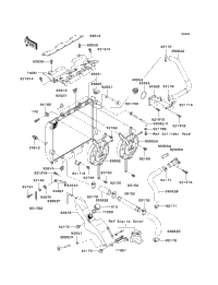 ryoji7250728専用 2005 Kawasaki ZX12R Ninja Front Stay Fairing Mirror Rear View