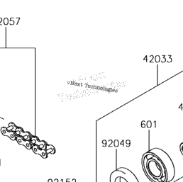 2017 Kawasaki KLX110L (KLX110DHF) Rear Hub | Babbitts Kawasaki