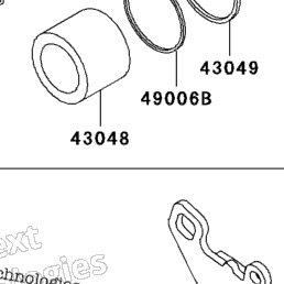 2008 Kawasaki NINJA ZX-6R (ZX600P8FA) Rear Brake | Babbitts