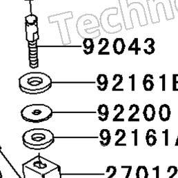 2004 Kawasaki JET SKI STX-15F (JT1500-A1) Hull Front Fittings