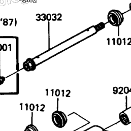 1987 Kawasaki KDX200 (KDX200-C2) Swingarm | Babbitts Kawasaki