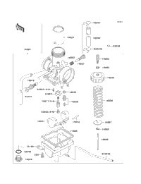 2000 Kawasaki KX60 (KX60-B16) Carburetor | Babbitts Kawasaki Parts