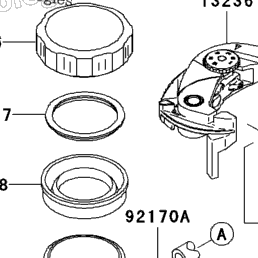 2007 Kawasaki NINJA ZX-10R (ZX1000D7FA) Front Master Cylinder