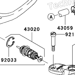 2007 Kawasaki NINJA ZX-10R (ZX1000D7FA) Front Master Cylinder