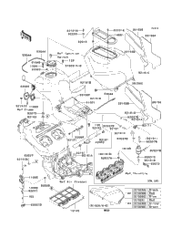 wa_17gページ 2000 Kawasaki NINJA ZX-12R (ZX1200-A1) Stand(S) | Babbitts