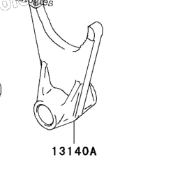 2003 Kawasaki NINJA ZX-6R (ZX636-B1) Gear Change Drum/Shift Fork(S