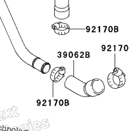 1998 Kawasaki NINJA ZX-9R (ZX900-C1) Radiator | Babbitts Kawasaki
