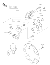 2021 Kawasaki Teryx KRX 1000 (KRF1000AMFNL) Front Brake | Babbitts