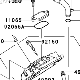 2004 Kawasaki PRAIRIE 700 4X4 (KVF700-A1) Cylinder Head | Babbitts