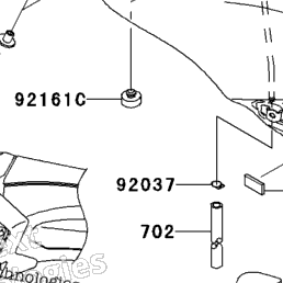 2005 Kawasaki NINJA ZX-10R (ZX1000-C2) Fuel Tank | Babbitts