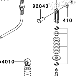 2009 Kawasaki MULE 610 4X4 (KAF400A9F) Cables | Babbitts Kawasaki