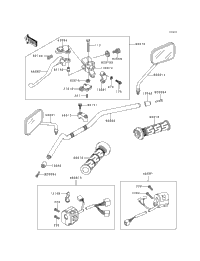 2000 Kawasaki ZR-7 (ZR750-F2) Handlebar | Babbitts Kawasaki Parts