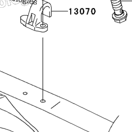 2004 Kawasaki KX250F (KX250-N1) Rear Master Cylinder | Babbitts