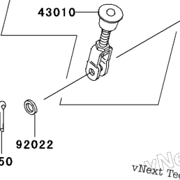 2004 Kawasaki KX250F (KX250-N1) Rear Master Cylinder | Babbitts