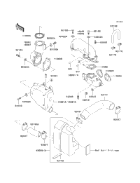 2000 Kawasaki JET SKI 750 SXI PRO (JS750-C3) Muffler(S