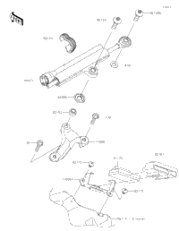 2021 Kawasaki Ninja ZX-10R (US) (ZX1002MMFAL) Steering Damper