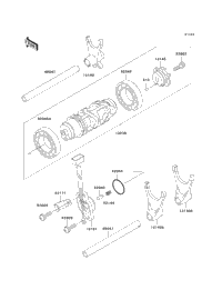 takaページ Kawasaki Motorcycle 2018 OEM Parts Diagram for FUEL TANK