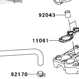 2007 Kawasaki NINJA ZX-6R (ZX600P7F) Cylinder Head Cover