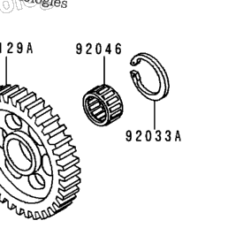 1999 Kawasaki KDX200 (KDX200-H5) Transmission | Babbitts Kawasaki