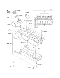1998 Kawasaki JET SKI 1100 ZXI (JH1100-A3) Crankcase | Babbitts