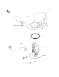 1007専用ページ 2007 Kawasaki NINJA ZX-10R (ZX1000D7F) Fuel Pump | Babbitts