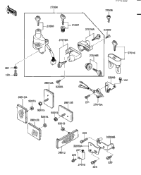 1985 Kawasaki LTD Shaft (ZN700-A2) Ignition Switch/Locks