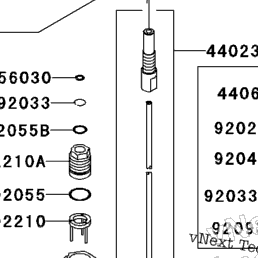 2006 Kawasaki NINJA ZX-6R (ZX636C6F) Front Fork | Babbitts