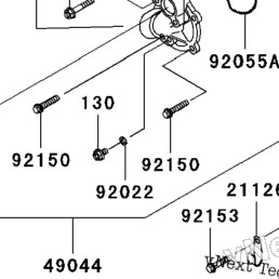 2009 Kawasaki NINJA 250R (EX250J9FA) Water Pipe | Babbitts