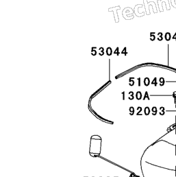 2000 Kawasaki NINJA ZX-12R (ZX1200-A1) Fuel Tank | Babbitts