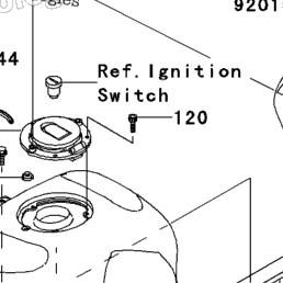 2000 Kawasaki NINJA ZX-12R (ZX1200-A1) Fuel Tank | Babbitts