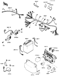 1984 Kawasaki Ninja (ZX900-A1) Chassis Electrical Equipment