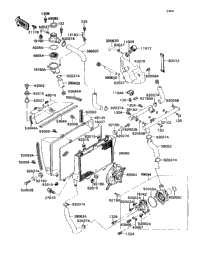 ジンジンページ 1989 Kawasaki NINJA ZX-7 (ZX750-H1) Radiator | Flemington