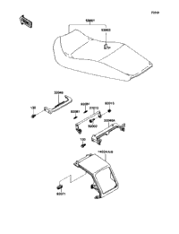 1991 Kawasaki ZX-11 (ZX1100-C2) Seat | Babbitts Kawasaki Parts House