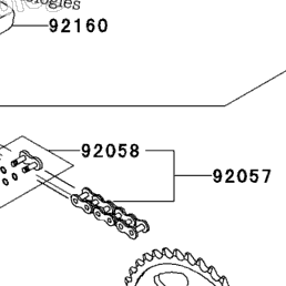 2003 Kawasaki Z1000 (ZR1000-A1) Rear Wheel/Chain | Babbitts