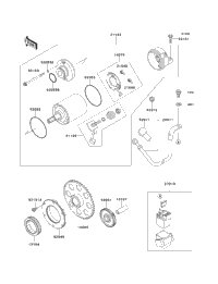 2000 Kawasaki NINJA ZX-9R (ZX900-E1) Starter Motor | Babbitts